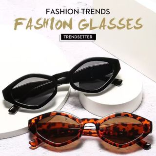 Kính Mắt Cat Eye Champagne Retro TT100