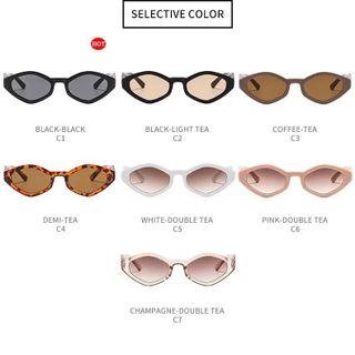 Kính Mắt Cat Eye Champagne Retro TT100