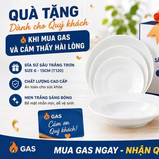 ĐĨA SỨ SÂU LÒNG TRẮNG TRƠN SIZE 6 - 15CM (T120)