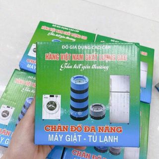 BỘ 4 CHÂN ĐẾ MÁY GIẶT CHỐNG RUNG (T50)