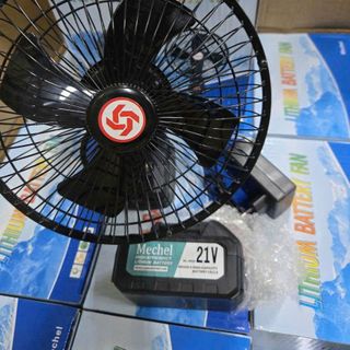 QUẠT TÍCH ĐIỆN XOAY PIN 10 CELL (T18)