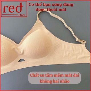Áo ngực su tăm không gong, mút 3 phân nâng ngực.