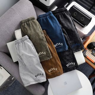 Short Wash Boss nam.  Thiết kế basic với bộ màu nam tính.  Chất vải nỉ cotton dày mịn mướt.