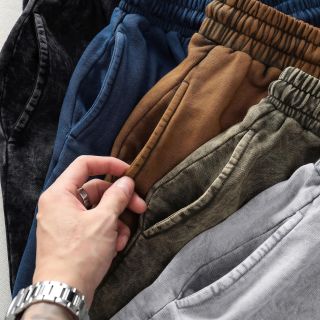 Short Wash Boss nam.  Thiết kế basic với bộ màu nam tính.  Chất vải nỉ cotton dày mịn mướt.