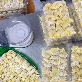 Hoành Thánh nhân thịt nhà làm - Hộp 500g 30-32 cái ( Giao HCM )