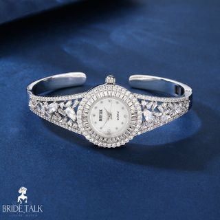 ĐỒNG HỒ NỮ CHÍNH HÃNG BRIDE TALKK KIỀNG TRÒN ĐÍNH ĐÁ FULLBOX HÃNG
