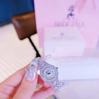 ĐỒNG HỒ NỮ CHÍNH HÃNG BRIDE TALKK KIỀNG TRÒN ĐÍNH ĐÁ FULLBOX HÃNG