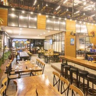 Mặt Bàn Dài Cafe Gỗ Me Tây Nguyên Tấm Tự Nhiên KOHAFU - Dài 1.2m