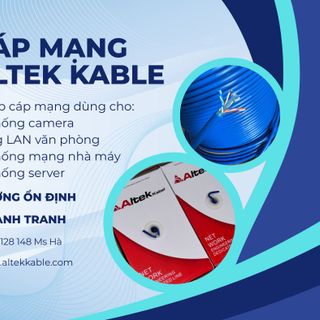 CUNG CẤP CÁP MẠNG ALTEK KABEL CHẤT LƯỢNG CAO