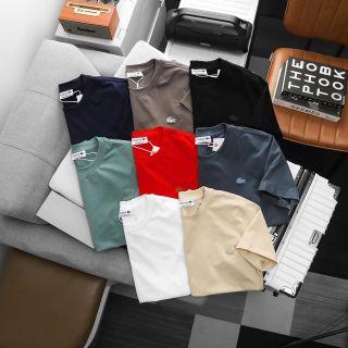 Áo thun nam Basic cực đẹp.   Thiết kế logo cao su cực đẹp.  Chất vải cotton 4c xịn mịn mát thấm hút tốt.
