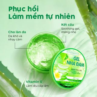 [DEAL SPA] Combo 5 Gel Nha Đam Thiên Nhiên, Dưỡng Ẩm Chuyên Sâu, Dùng Cho Mặt Và Body MILAGANICS