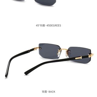 Kính Mắt Rimless Y2K Luxury TT115