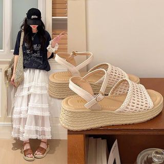 SANDAL MERCY MC35 – ĐAN LƯỚI TIỂU THƯ, FORM XINH TRENDY, MIX ĐỒ CỰC SANG 💖 - WINNIE HOUSE