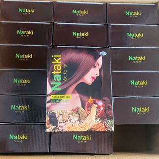 Nhuộm đen/nâu phủ bạc Nataki - Nhật Bản 500ml x 2