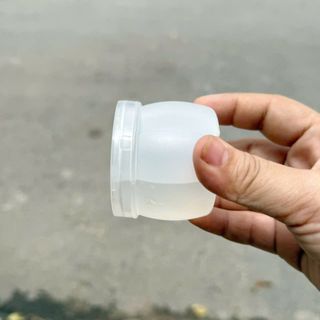 Hũ nhựa 80ml bầu ( đục) nếp cẩm