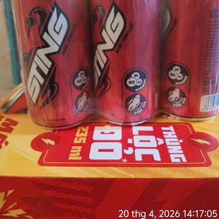 Sting Đỏ Lon Mini FULL VAT