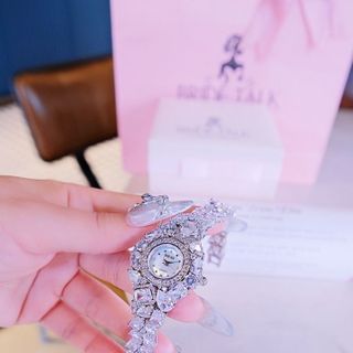 ĐỒNG HỒ NỮ CHÍNH HÃNG BRIDE TALKKGIỌT NƯỚC ĐÍNH ĐÁ FULLBOX HÃNG