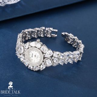 ĐỒNG HỒ NỮ CHÍNH HÃNG BRIDE TALKKGIỌT NƯỚC ĐÍNH ĐÁ FULLBOX HÃNG