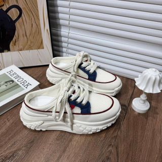 GIÀY THỂ THAO SỤC LƯỚI ĐẾ CAO DINA 6CM, HÀNG QC FULL BOX, FORM XỊN HOT TREND - WINNIE HOUSE