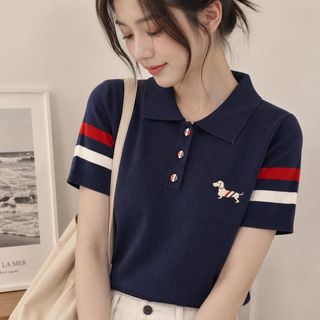 ✨ ÁO LEN DỆT KIM POLO NAVY CAO CẤP ✨