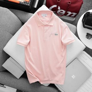 Polo cá sấu chữ ký nam.  Chất liệu vải cá sấu cotton 2c mềm mịn.