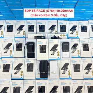 SDP PGAR (G764) 10.000mAh (thân vỏ Kèm 3 Đầu Cáp)