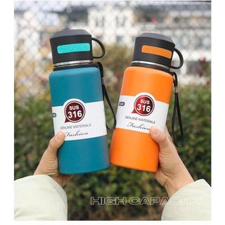 BÌNH GIỮ NHIỆT INOX 316 1000ML NẮP CỐC (T40)