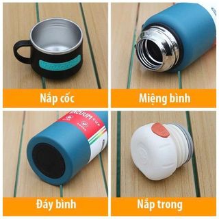 BÌNH GIỮ NHIỆT INOX 316 1000ML NẮP CỐC (T40)