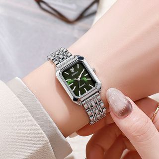 Đồng Hồ Nữ Luxe Emerald Phối Bạc Thanh Lịch ĐH16