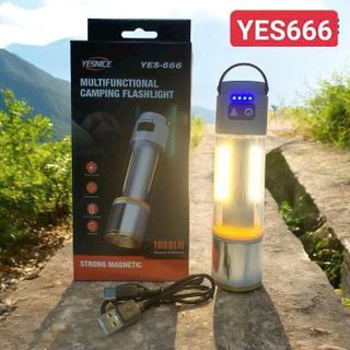 ĐÈN PIN SIÊU SÁNG 6 CHẾ ĐỘ YES666