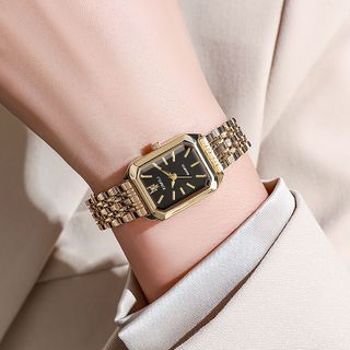Đồng Hồ Nữ Luxe Emerald Phối Bạc Thanh Lịch ĐH16