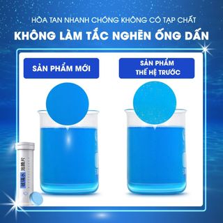 (BÁN SỈ) Viên Sủi Rửa Kính Ô Tô Đậm Đặc – Lọ 15 Viên, 1 Viên Pha 4L Nước, Làm Sạch Kính Lái, Tẩy Ố Vết Bẩn