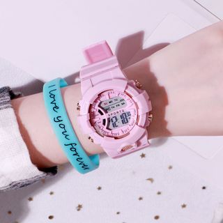 Đồng Hồ Thể Thao Unisex Phối Màu Pastel ĐH11