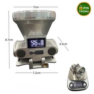 ĐÈN PIN ĐỘI ĐẦU C03 LED LASER SIÊU SÁNG (T60)