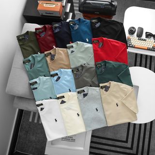 Áo thun Polo Basic nam.  Cotton 4 chiều mềm mịn.