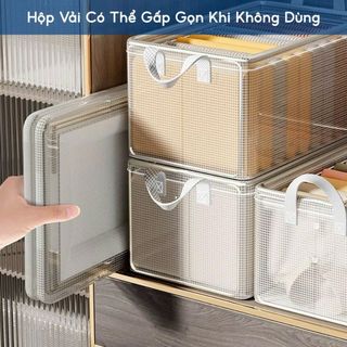 GIỎ LỨƠI ĐỰNG ĐỒ XẾP GỌN (47x28x20)cm