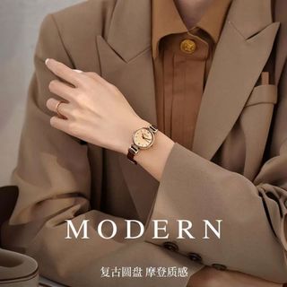 Đồng Hồ Nữ Vintage Rose Gold Phong Cách Hàn Quốc ĐH19