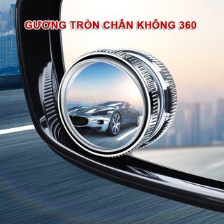 (BÁN SỈ) Cặp 2 Gương Cầu Lồi Ô Tô Gắn Kính Hậu Có Đế Hút Cân Không Chắc Chắn, Xoay 360 Độ Xóa Điểm Mù, Không Bám Nước khaihuyauto
