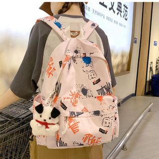 BHS-CH152. Balo Nam Nữ Cá tính, dễ thương, đi học, đi chơi, có sức chứa lớn, đựng được laptop 15.6 Inch Bag