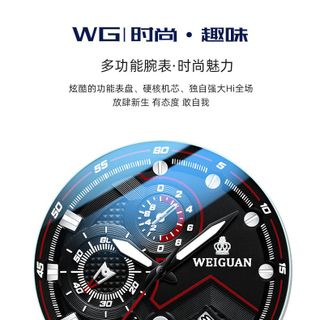Đồng Hồ Nam WEIGUAN Black Racer – Chronograph Thể Thao Cao Cấp ĐH8