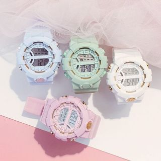 Đồng Hồ Thể Thao Unisex Phối Màu Pastel ĐH11