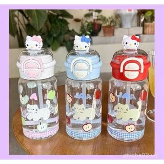 BÌNH NƯỚC NHỰA NẮP KITTY 550ML