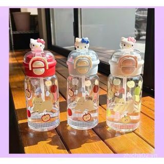 BÌNH NƯỚC NHỰA NẮP KITTY 550ML
