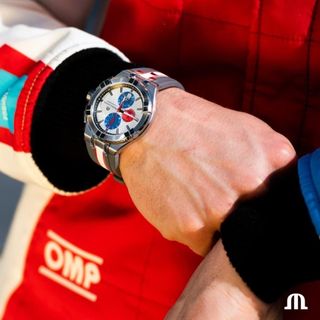 SĂN SALE MÙA HÈ ĐỒNG HỒ NAM SIÊU CẤP MAURIC CHONOGRAP AIKON DÂY DA