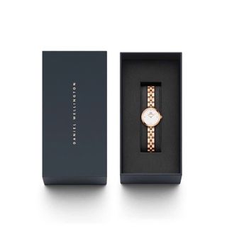 ĐỒNG HỒ NỮ CAO CẤP DANIEL W ELAN DÂY THÉP TRÒN MINI FULLBOX