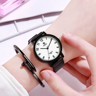 Đồng Hồ Nữ Hàn Quốc Dây Da Mềm Cực Xinh ĐH18