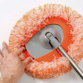 CHỔI QUÉT TRẦN NHÀ HÌNH TRÒN MÀU CAM (T100)