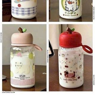 BÌNH NƯỚC NHỰA CUỐN LÁ 600ML
