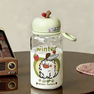 BÌNH NƯỚC NHỰA CUỐN LÁ 600ML