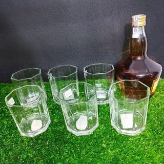 BỘ 6 LY THỦY TINH 8 CẠNH 190ML Y5301 (T12)